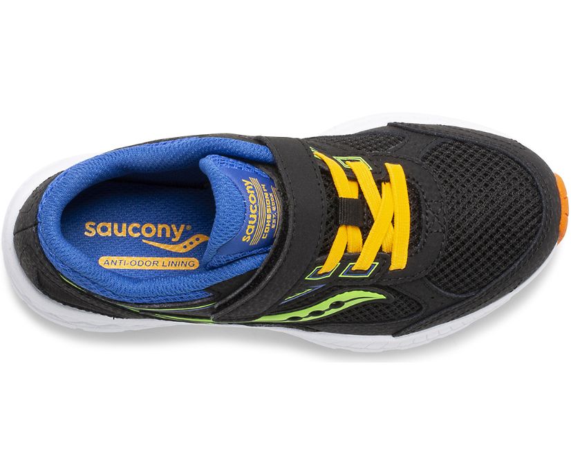 Kids' Saucony Big Cohesion 14 A/C Sneaker Running Shoes Black Multicolor | UK-85013