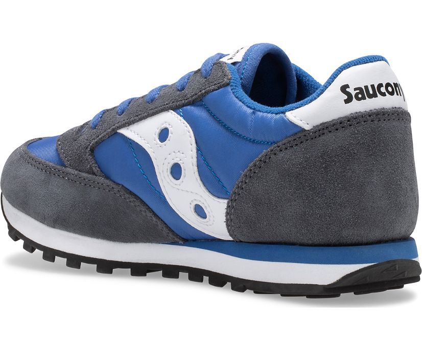 Kids' Saucony Big Jazz Original Sneaker Running Shoes Grey Blue | UK-41306