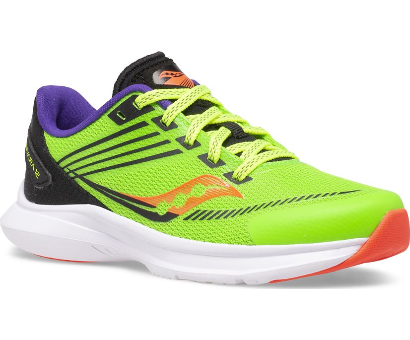 Kids' Saucony Big Kinvara 12 Sneaker Running Shoes Fluorescent | UK-75698