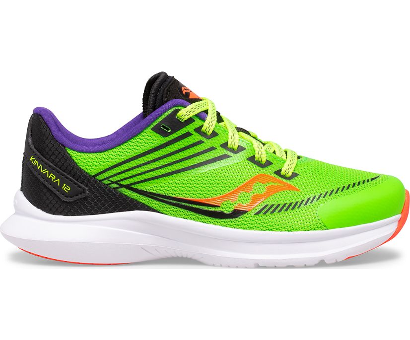 Kids\' Saucony Big Kinvara 12 Sneaker Running Shoes Fluorescent | UK-75698