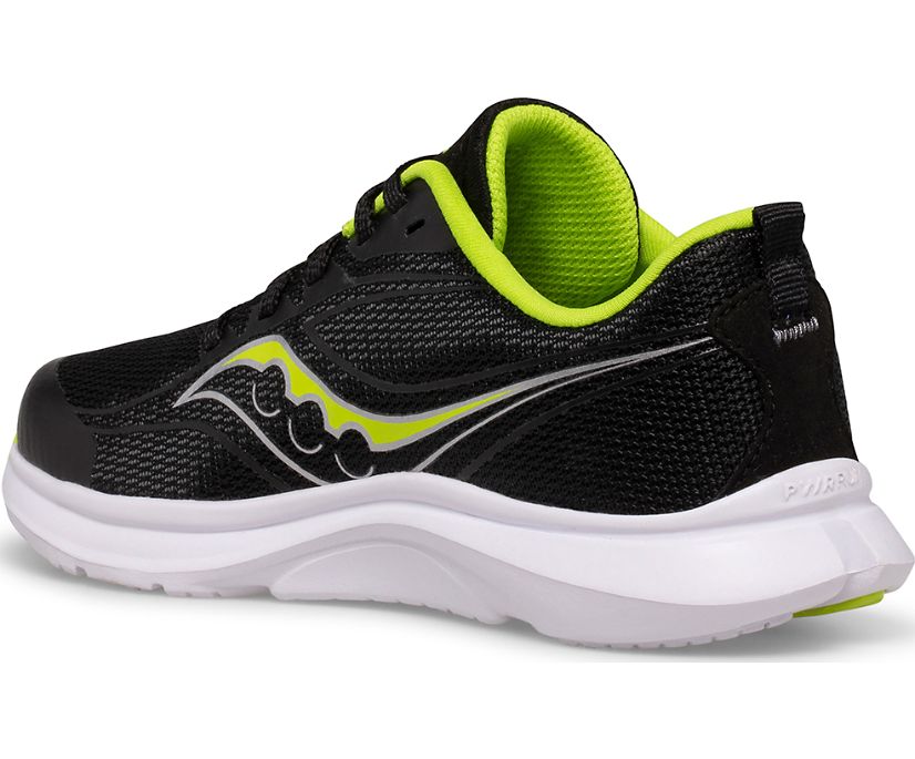 Kids' Saucony Big Kinvara 13 Sneaker Running Shoes Black Light Green | UK-80156