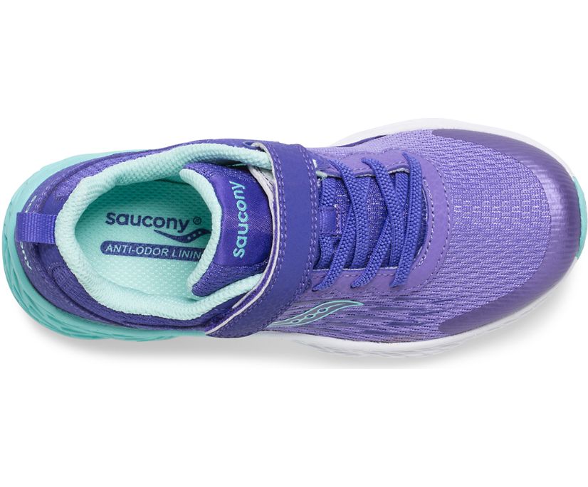 Kids' Saucony Big Wind A/C Sneaker Running Shoes Purple | UK-91856