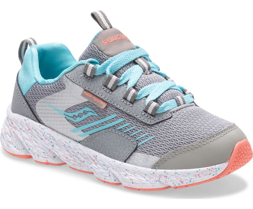 Kids' Saucony Big Wind Shield Sneaker Running Shoes Grey | UK-08374