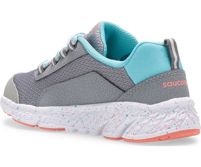 Kids' Saucony Big Wind Shield Sneaker Running Shoes Grey | UK-08374