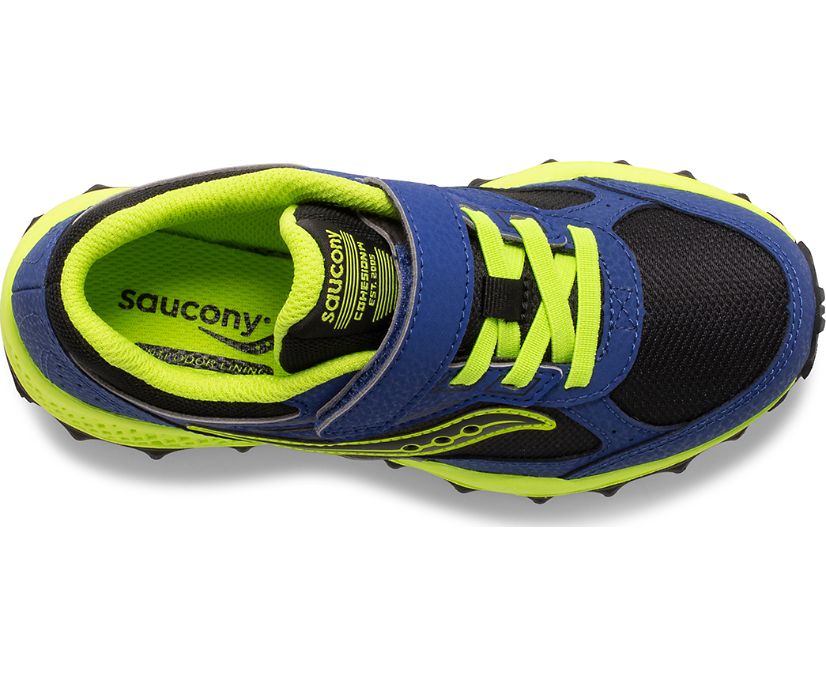 Kids' Saucony Cohesion Tr14 A/C Sneaker Running Shoes Blue Black Green | UK-34208