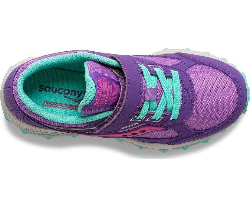 Kids' Saucony Cohesion Tr14 A/C Sneaker Running Shoes Purple Pink | UK-72136