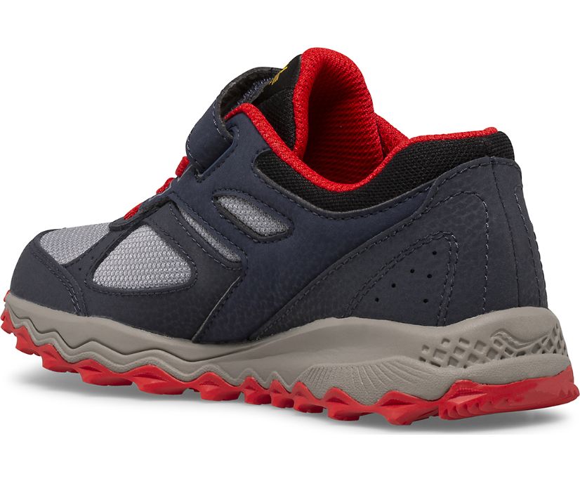 Kids' Saucony Cohesion Tr14 A/C Sneaker Running Shoes Navy Grey Red | UK-73650