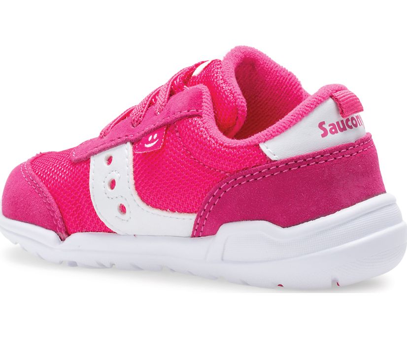 Kids' Saucony Jazz Riff Sneaker Running Shoes Pink White | UK-72304