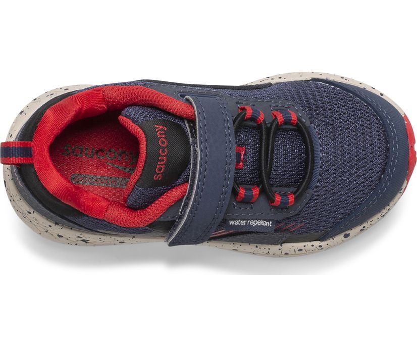 Kids' Saucony Wind Shield A/C Jr. Sneaker Running Shoes Navy Red | UK-39425