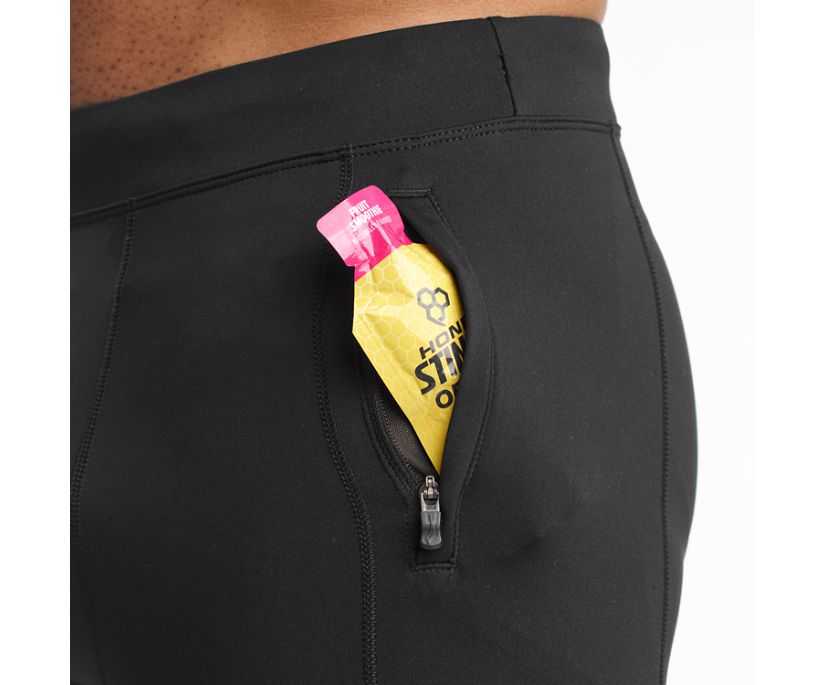 Men's Saucony Bell Lap Tight Black | UK-38410