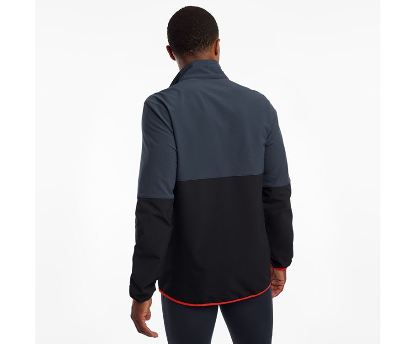 Men's Saucony Bluster Jackets Black | UK-10287