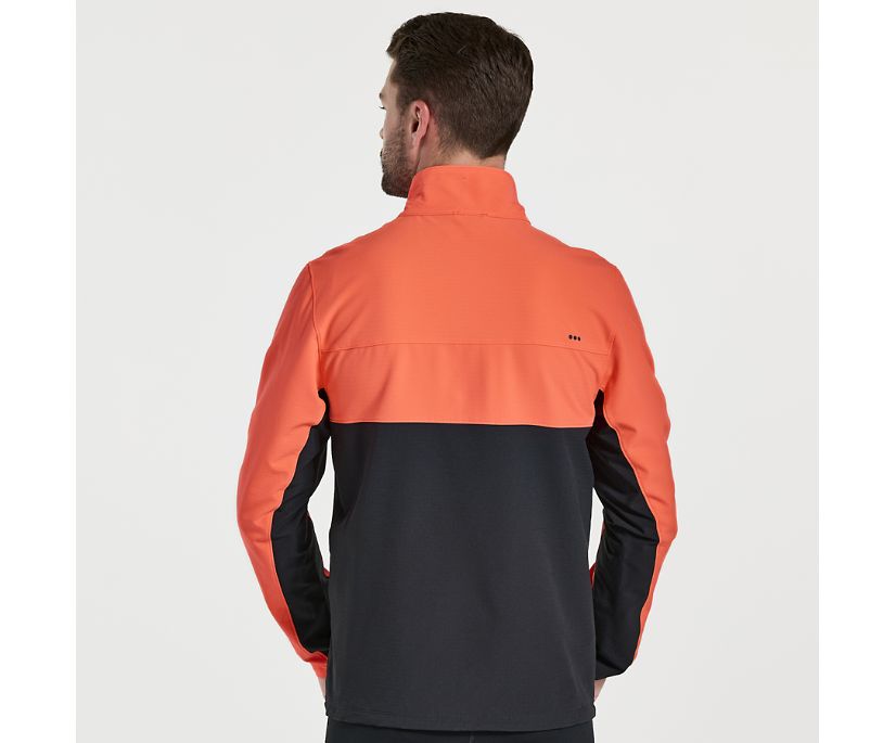 Men's Saucony Bluster Jackets Red | UK-95261