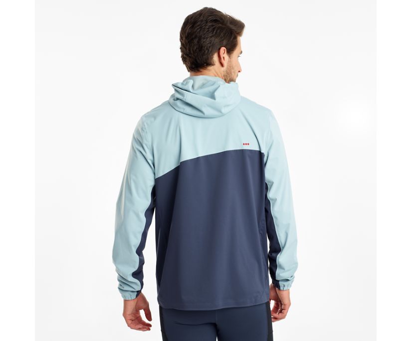 Men's Saucony Drizzle Jackets Indigo | UK-97503