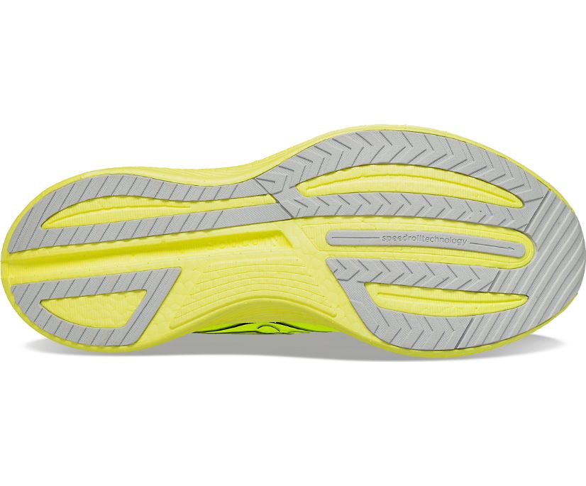 Men's Saucony Endorphin Speed 3 Running Shoes Fluorescent | UK-15304