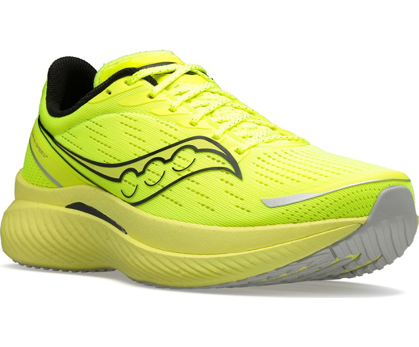 Men's Saucony Endorphin Speed 3 Running Shoes Fluorescent | UK-15304