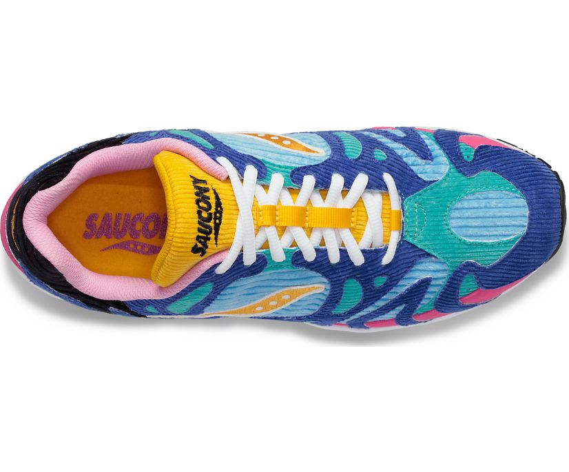 Men's Saucony Grid Azura 2000 Patchwork Sneakers Multicolor | UK-12908