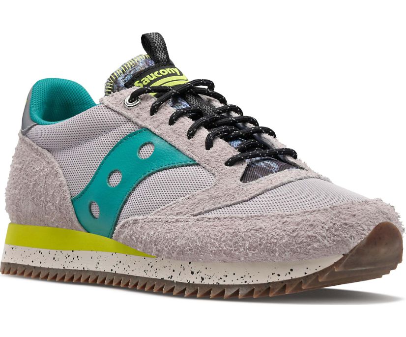 Men's Saucony Jazz 81 Reflect Camo Sneakers Cream Green | UK-42305