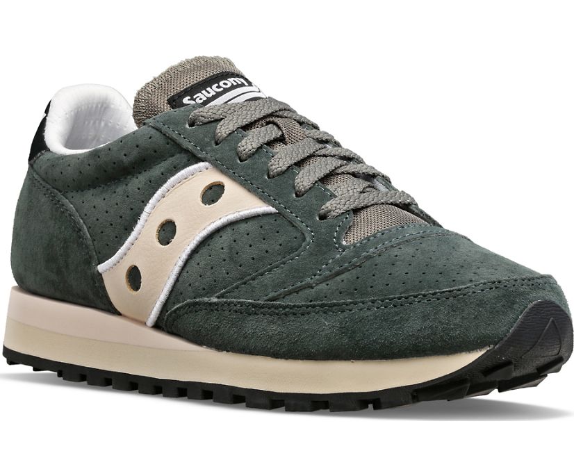 Men's Saucony Jazz 81 Suede Sneakers Dark Grey Grey | UK-50983