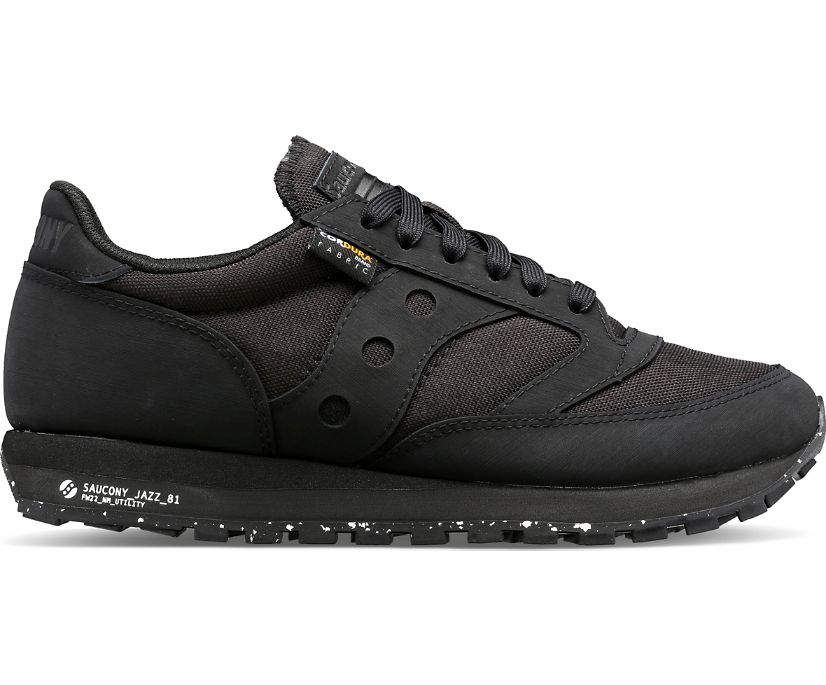 Men\'s Saucony Jazz 81 Utilitarian Cordura Sneakers Black | UK-53486