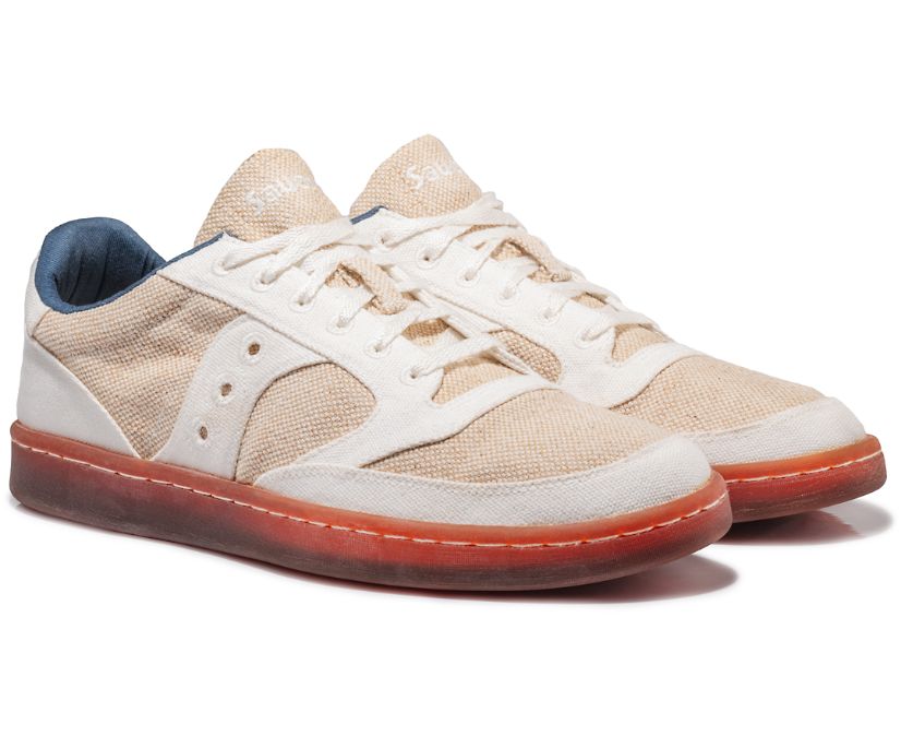 Men's Saucony Jazz Court Rfg Sneakers Beige | UK-78140