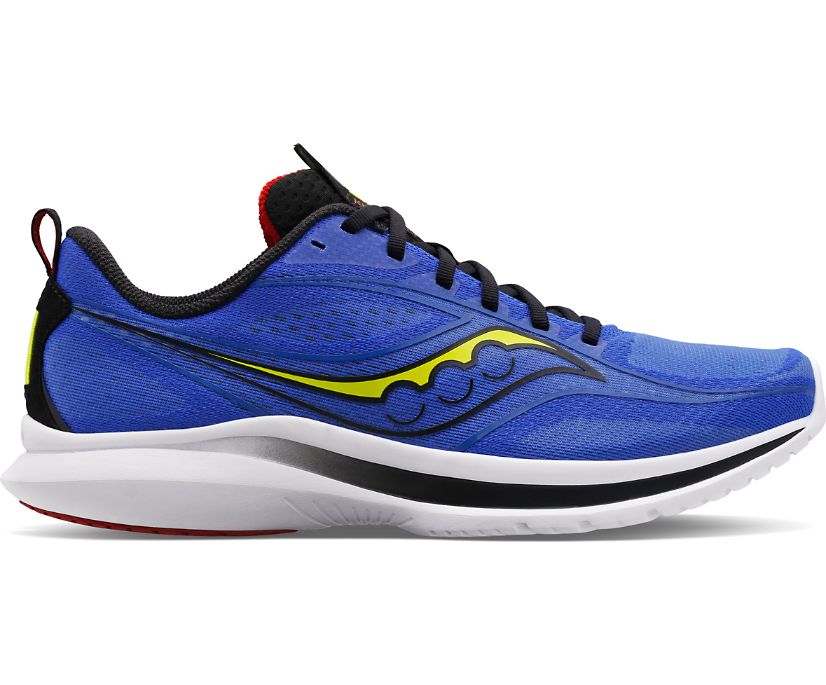 Men\'s Saucony Kinvara 13 Running Shoes Blue Black | UK-38156