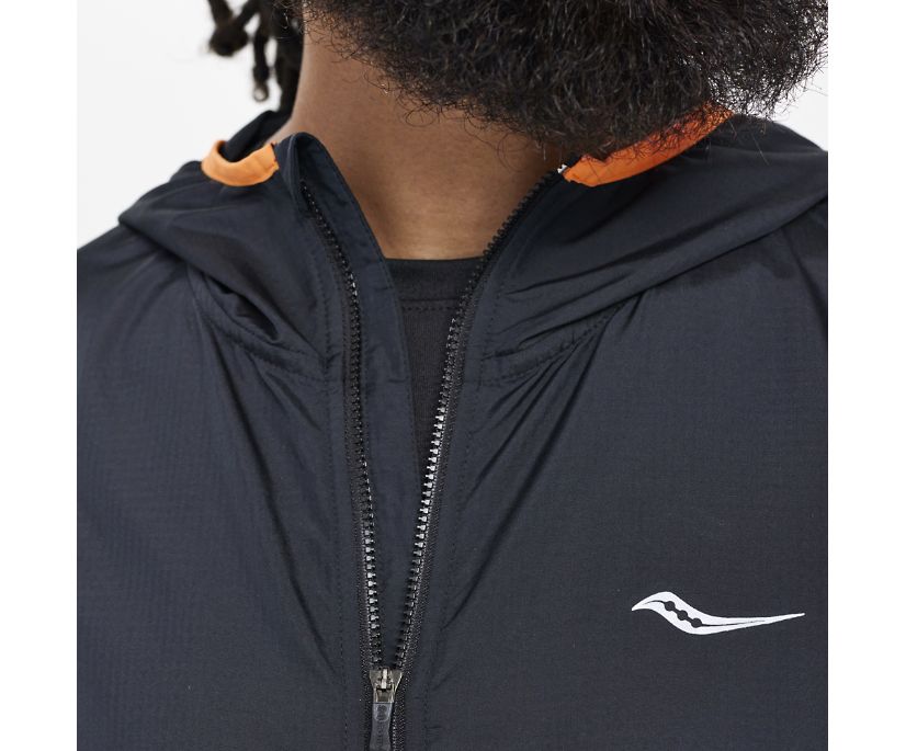 Men's Saucony Packaway Jackets Black | UK-25390