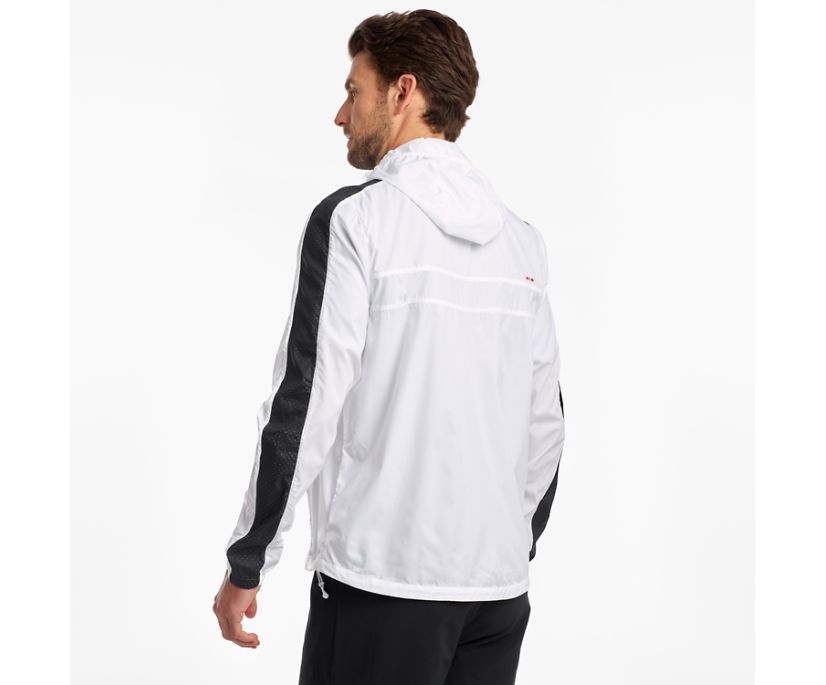 Men's Saucony Packaway Jackets White | UK-04189