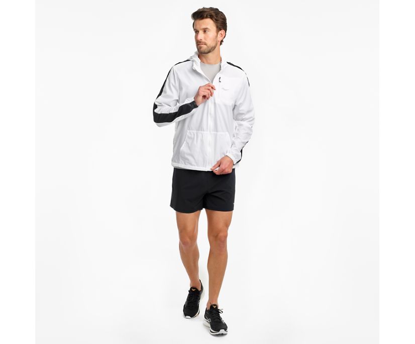 Men's Saucony Packaway Jackets White | UK-04189