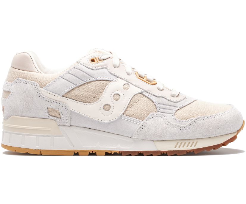 Men\'s Saucony Shadow 5000 Linen Sneakers Light Grey | UK-79162