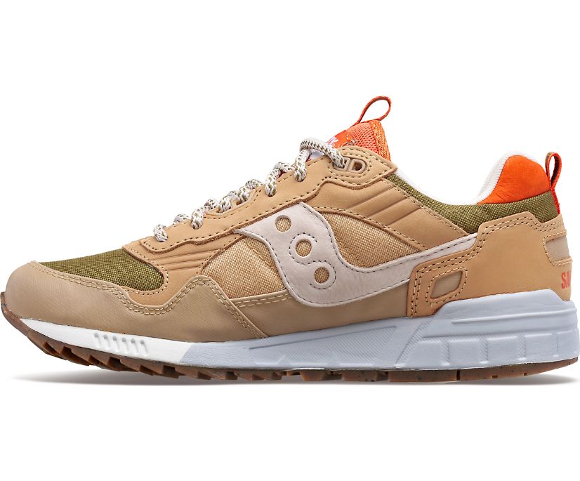 Men's Saucony Shadow 5000 Outdoor Sneakers Khaki Orange | UK-91408