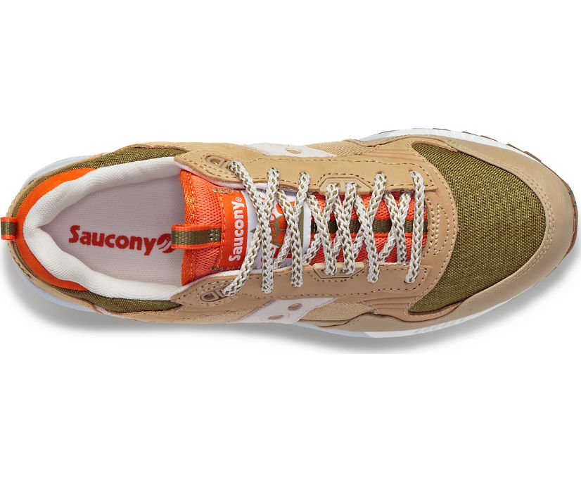 Men's Saucony Shadow 5000 Outdoor Sneakers Khaki Orange | UK-91408