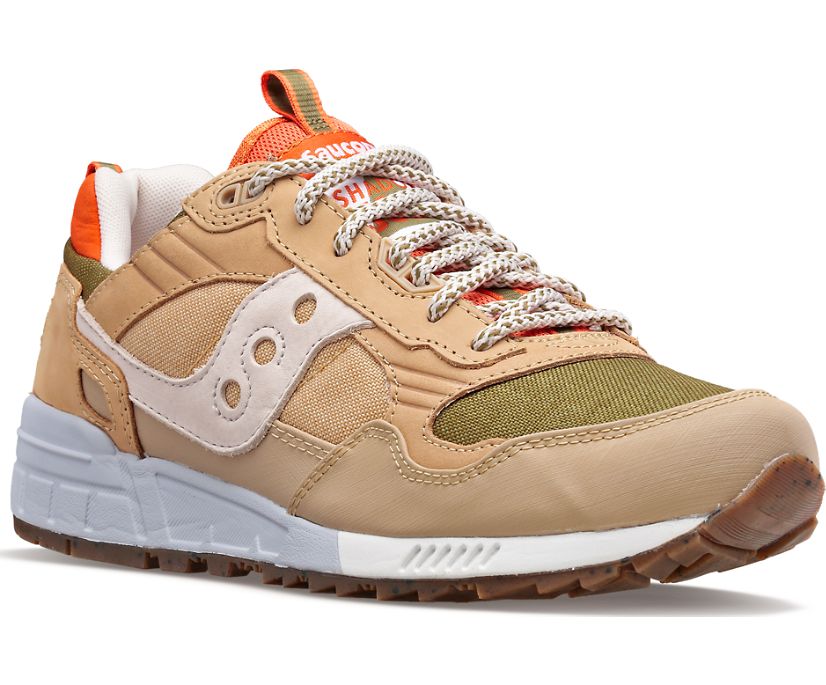 Men's Saucony Shadow 5000 Outdoor Sneakers Khaki Orange | UK-91408