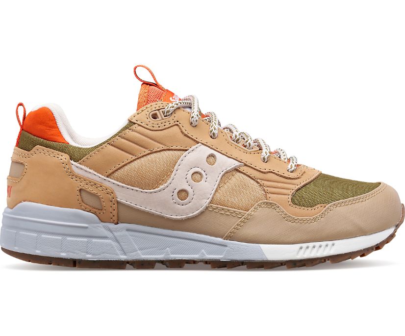 Men\'s Saucony Shadow 5000 Outdoor Sneakers Khaki Orange | UK-91408