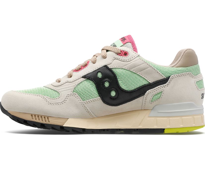 Men's Saucony Shadow 5000 Sneakers Beige Green | UK-18426