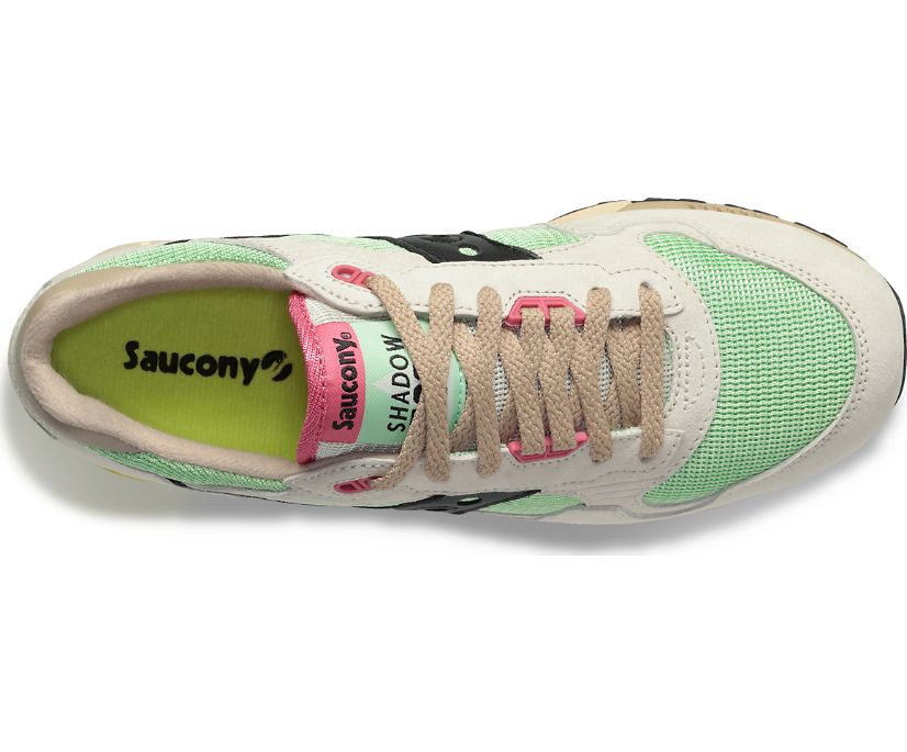 Men's Saucony Shadow 5000 Sneakers Beige Green | UK-18426