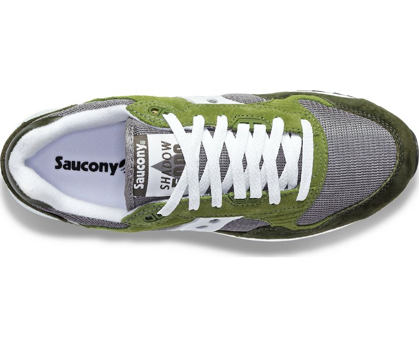 Men's Saucony Shadow 5000 Sneakers Green White | UK-51834