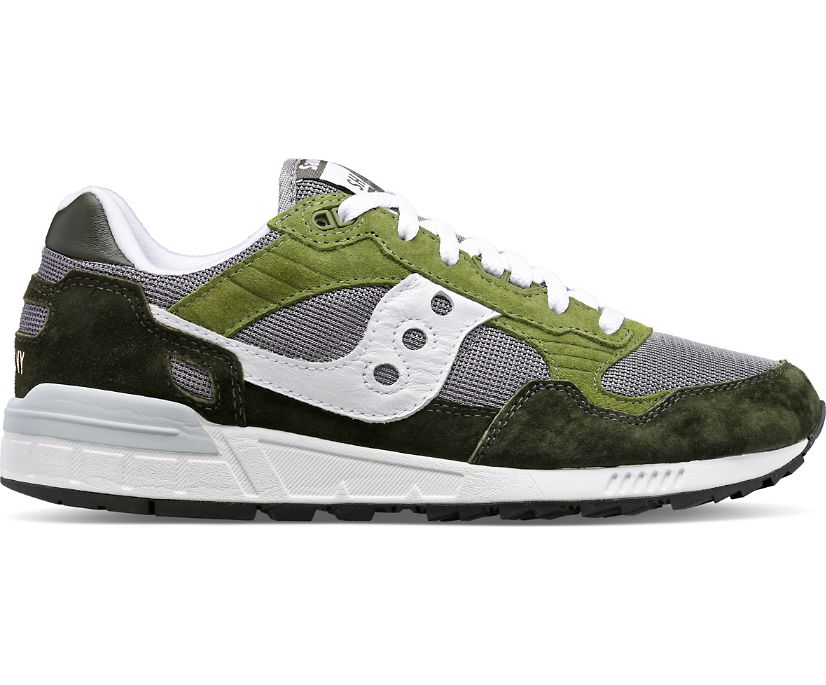 Men\'s Saucony Shadow 5000 Sneakers Green White | UK-51834