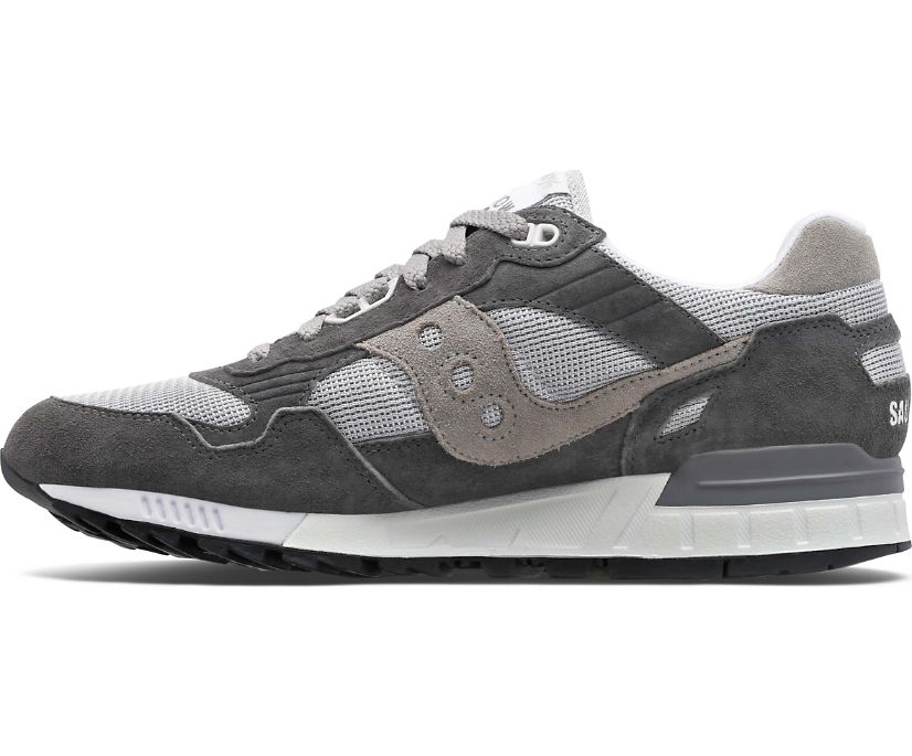 Men's Saucony Shadow 5000 Sneakers Grey Silver | UK-25103