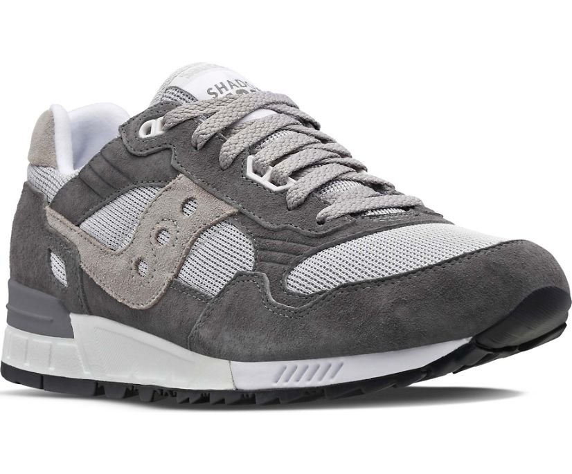 Men's Saucony Shadow 5000 Sneakers Grey Silver | UK-25103