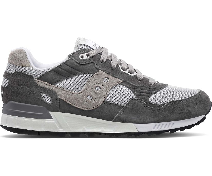 Men\'s Saucony Shadow 5000 Sneakers Grey Silver | UK-25103