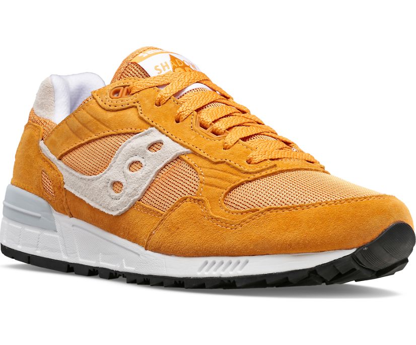 Men's Saucony Shadow 5000 Sneakers Mustard Silver | UK-16834