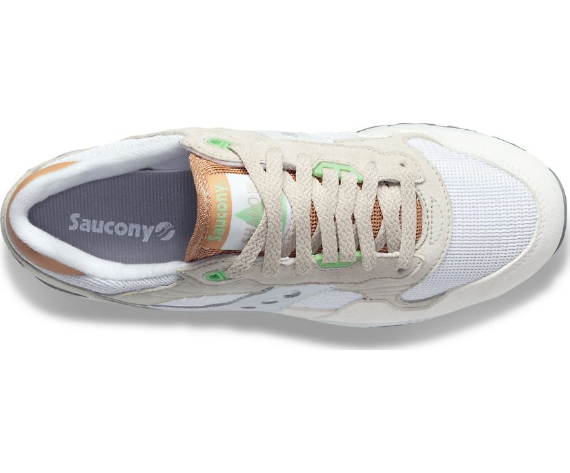 Men's Saucony Shadow 5000 Sneakers White Light Grey | UK-83519