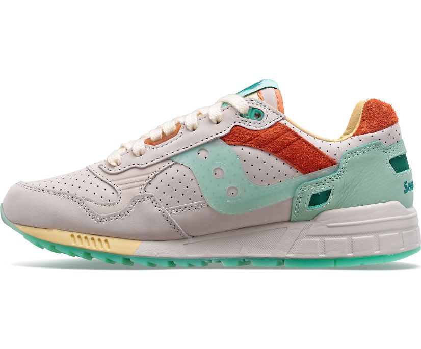 Men's Saucony Shadow 5000 St. Barth Sneakers Beige Green | UK-26405