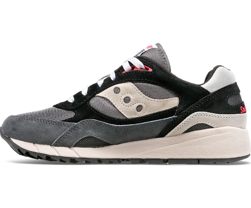 Men's Saucony Shadow 6000 Sneakers Grey Black | UK-73921