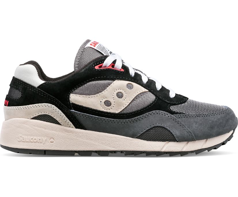 Men\'s Saucony Shadow 6000 Sneakers Grey Black | UK-73921