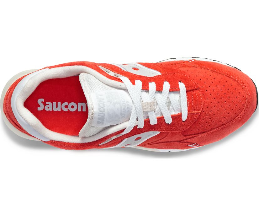 Men's Saucony Shadow 6000 Suede Premium Sneakers Red | UK-51294