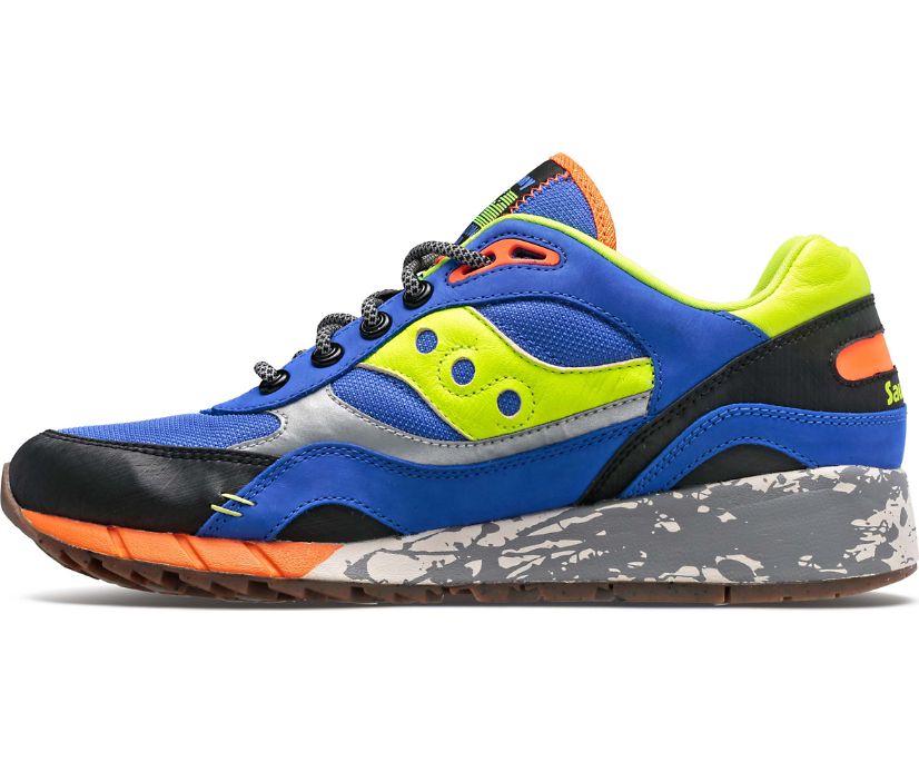 Men's Saucony Shadow 6000 Trail Sneakers Blue Light Green | UK-56802