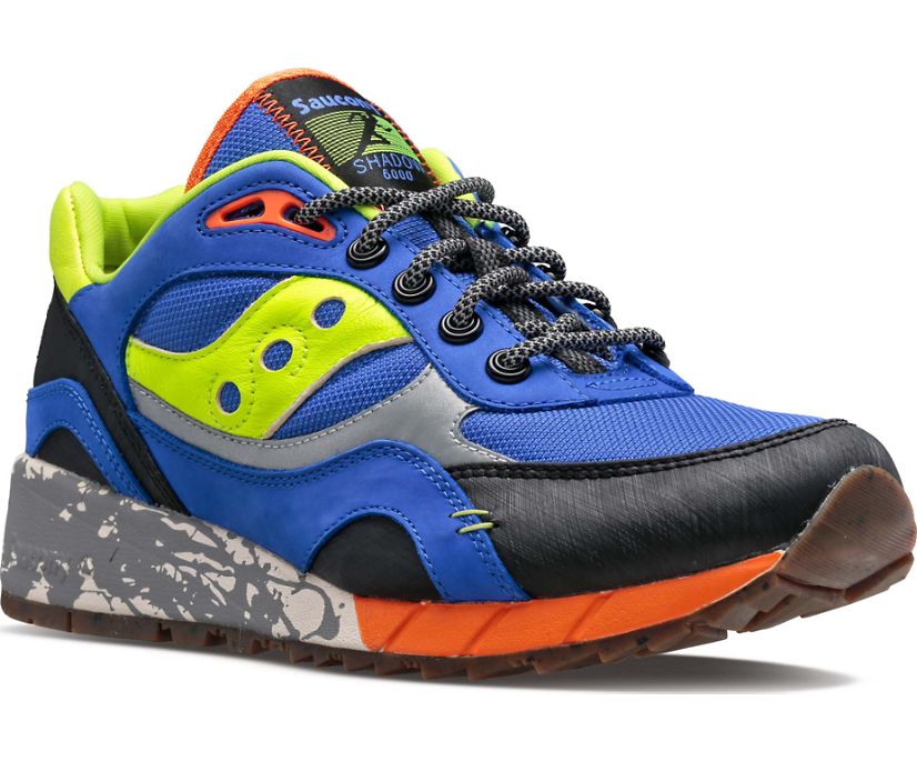 Men's Saucony Shadow 6000 Trail Sneakers Blue Light Green | UK-56802