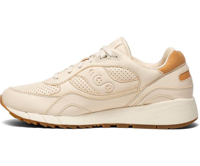 Men's Saucony Shadow 6000 Veg Tan Sneakers Beige | UK-05829