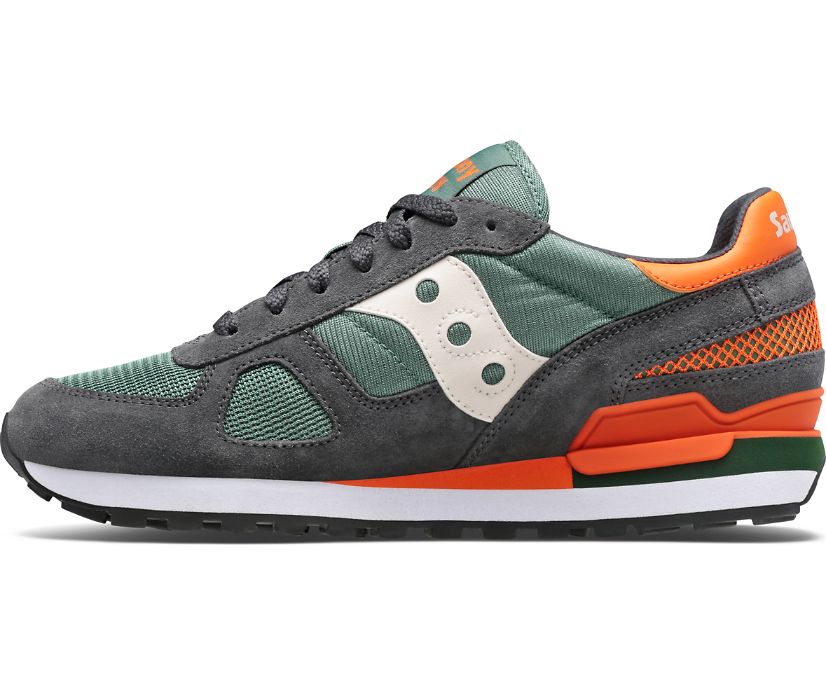 Men's Saucony Shadow Original Sneakers Dark Grey Green | UK-92083